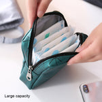 Sac de rangement portable pour serviettes hygiéniques grande capacité étanche XH8214, rose cerise XH8214, abricot XH8214, vert plante XH8214, noir XH8214, fluorescence XH8214, bleu ciel XH8214