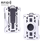 Pour portefeuille RFID antivol en métal avec porte-cartes AirTag 2e génération / AirTag 1re génération, ak-4 A Noir, ak-4 A Bleu, ak-4 A Argent, ak-4 A Gris, ak-4 B Noir, ak-4 B Argent, ak-4 B Bleu, ak-4 B Gris