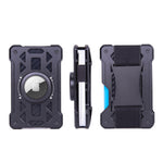 Pour portefeuille RFID antivol en métal avec porte-cartes AirTag 2e génération / AirTag 1re génération, ak-4 A Noir, ak-4 A Bleu, ak-4 A Argent, ak-4 A Gris, ak-4 B Noir, ak-4 B Argent, ak-4 B Bleu, ak-4 B Gris