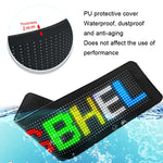 Écran LED flexible de voiture, contrôle par application mobile, connexion Bluetooth, S1664RGB 390x107mm, S1696RGB 672x122mm, S3264RGB 390x187mm, S3296RGB 672x218mm