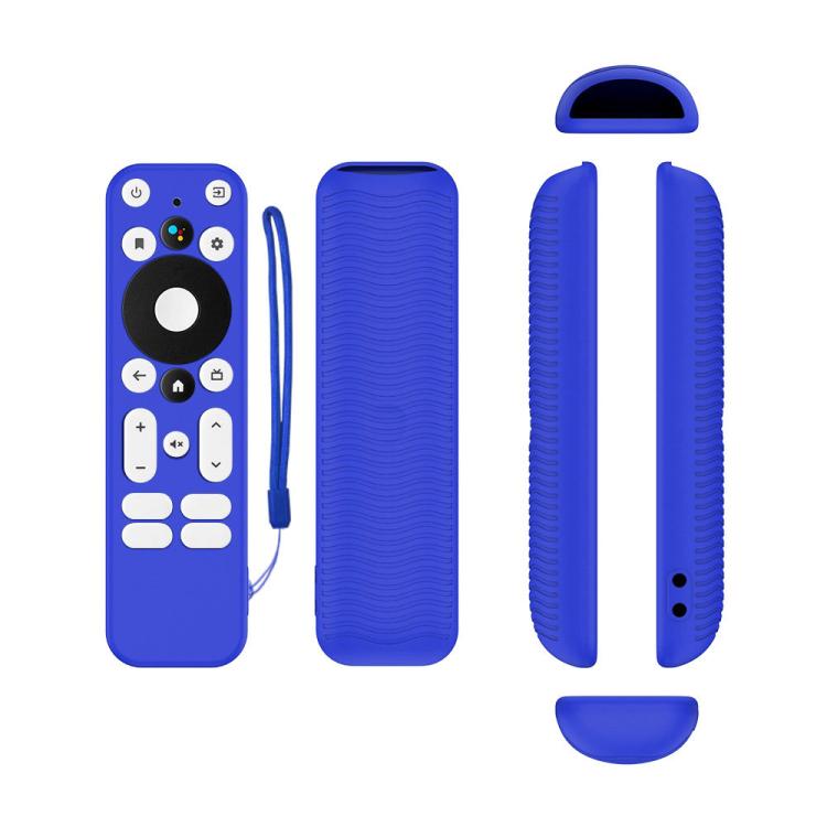 Y55 Pour ONN Android TV 4K UHD Appareil de Streaming Housse de Télécommande en Silicone Anti-Chute