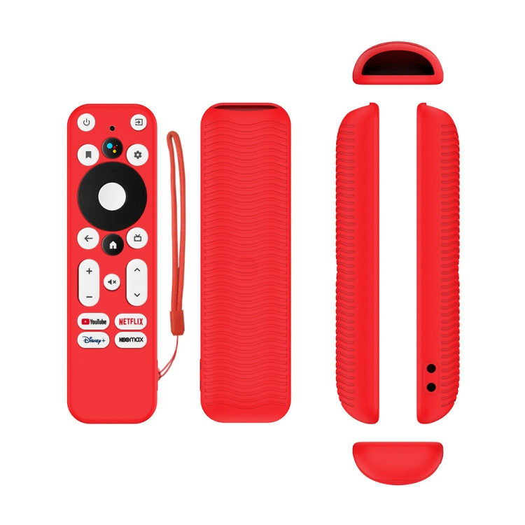 Y55 Pour ONN Android TV 4K UHD Appareil de Streaming Housse de Télécommande en Silicone Anti-Chute