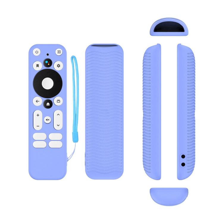 Y55 Pour ONN Android TV 4K UHD Appareil de Streaming Housse de Télécommande en Silicone Anti-Chute