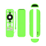 Y55 Pour ONN Android TV 4K UHD Appareil de Streaming Housse de Télécommande en Silicone Anti-Chute