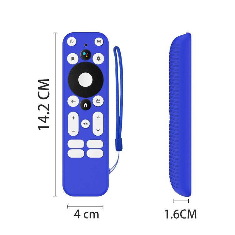 Y55 Pour ONN Android TV 4K UHD Appareil de Streaming Housse de Télécommande en Silicone Anti-Chute