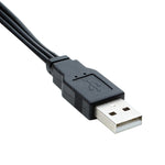 Câble audio AV USB vers 3 RCA bus 1 mâle 3 femelles, 25 cm, 1,5 m