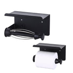 Porte-serviettes en papier à amortissement en acier inoxydable, support de rouleau de papier sans perforation, Style 2