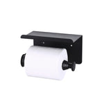 Porte-serviettes en papier à amortissement en acier inoxydable, support de rouleau de papier sans perforation, Style 2