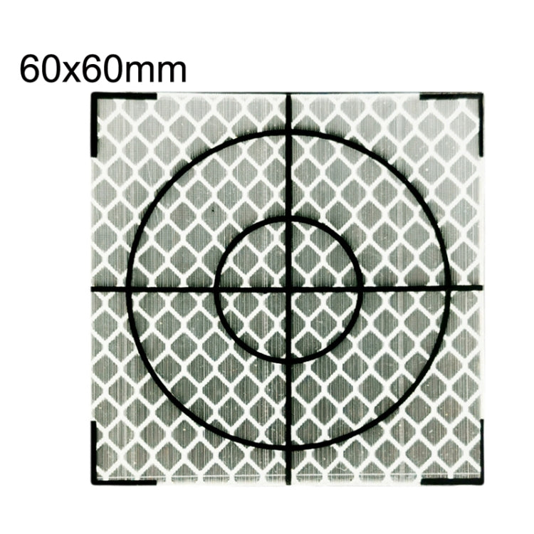 FP001 Autocollant Réfléchissant de Cartographie de Tunnel Diamant Point de Surveillance et de Mesure, Taille : 60x60mm, 60x60mm, 60x60mm avec Triangle
