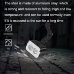 Lampe de vélo LED rechargeable USB pour extérieur, style : lumière avant, feu arrière, lumière avant + feu arrière
