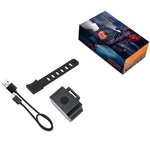 Lampe de vélo LED rechargeable USB pour extérieur, style : lumière avant, feu arrière, lumière avant + feu arrière