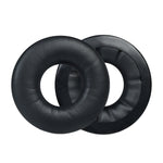 1 paire de housses d'écouteurs en éponge pour Sennheiser HD25-1II/25/25SP/25SP-II, noir, rouge, jaune, bleu, blanc, noir froissé