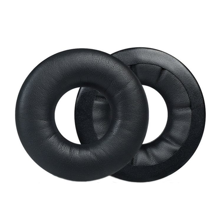 1 paire de housses d'écouteurs en éponge pour Sennheiser HD25-1II/25/25SP/25SP-II, noir, rouge, jaune, bleu, blanc, noir froissé