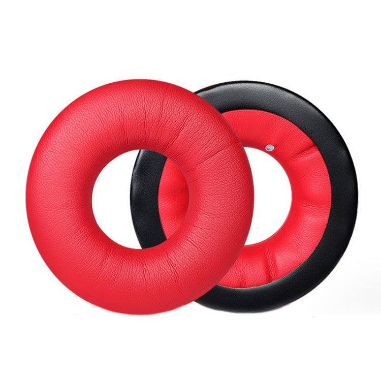 1 paire de housses d'écouteurs en éponge pour Sennheiser HD25-1II/25/25SP/25SP-II, noir, rouge, jaune, bleu, blanc, noir froissé
