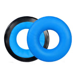 1 paire de housses d'écouteurs en éponge pour Sennheiser HD25-1II/25/25SP/25SP-II, noir, rouge, jaune, bleu, blanc, noir froissé