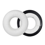 1 paire de housses d'écouteurs en éponge pour Sennheiser HD25-1II/25/25SP/25SP-II, noir, rouge, jaune, bleu, blanc, noir froissé