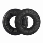 1 paire de housses d'écouteurs en éponge pour Sennheiser HD25-1II/25/25SP/25SP-II, noir, rouge, jaune, bleu, blanc, noir froissé
