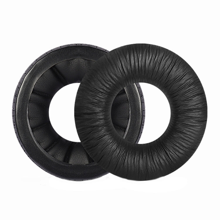 1 paire de housses d'écouteurs en éponge pour Sennheiser HD25-1II/25/25SP/25SP-II, noir, rouge, jaune, bleu, blanc, noir froissé