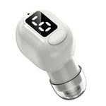 Écouteurs intra-auriculaires invisibles Bluetooth M5 avec affichage numérique, M5 Noir, M5 Blanc, M5 Couleur Chair, M5 Rose, M5 Vert