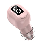 Écouteurs intra-auriculaires invisibles Bluetooth M5 avec affichage numérique, M5 Noir, M5 Blanc, M5 Couleur Chair, M5 Rose, M5 Vert