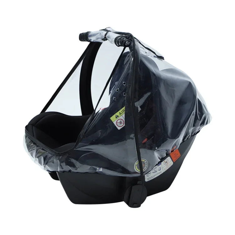 Housse de pluie transparente en EVA pour siège de sécurité bébé, Housse de pluie pour poussette, Housse de pluie