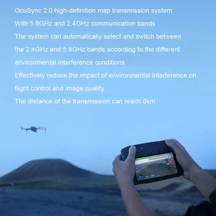 Télécommande d'occasion avec écran, pour DJI Mavic 2 Pro / Zoom / Air 2 / Air 2S / Mini 2, DJI Mavic 2 Pro