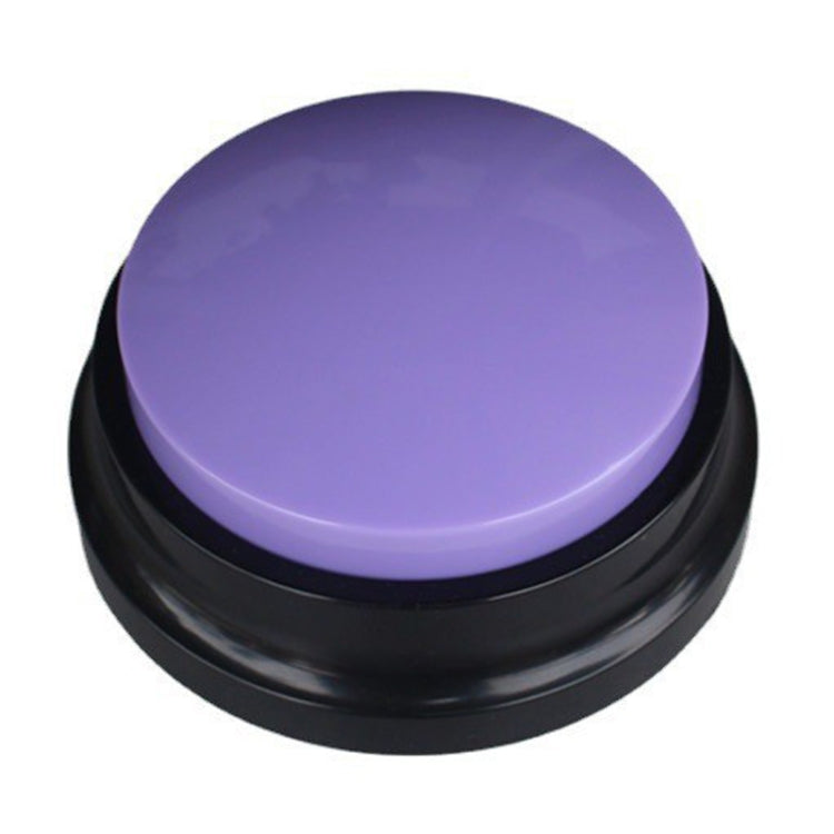 Bouton de communication pour animaux : boîte vocale pour chien, enregistreur vocal. Style : modèle d'enregistrement. Couleurs : rouge, rose, jaune, bleu lac, blanc, bleu foncé, bleu clair, vert, violet, rouge, orange.