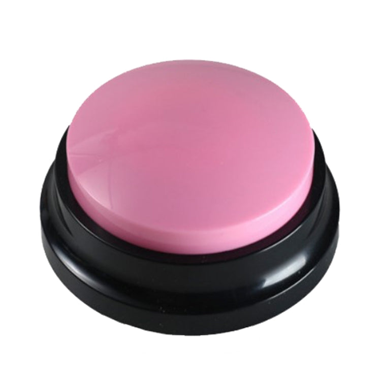 Bouton de communication pour animaux : boîte vocale pour chien, enregistreur vocal. Style : modèle d'enregistrement. Couleurs : rouge, rose, jaune, bleu lac, blanc, bleu foncé, bleu clair, vert, violet, rouge, orange.