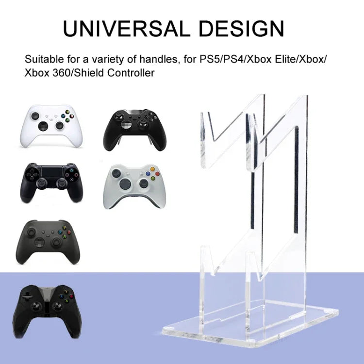 Support de rangement double couche en acrylique pour manette de jeu PS4/PS5/PS3