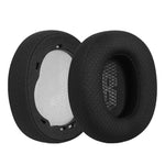 2 protège-écouteurs en éponge pour JBL Live 650BTNC/660/E65BTNC/Duet NC, en cuir protéiné pour Live 650BTNC, noir filet pour Live 650BTNC, gris filet pour Live 650BTNC, cuir+velours pour Live 650BTNC
