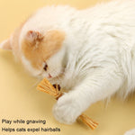 Jouet bâton de dentition pour chat, nettoie les dents, bâton d'herbe à chat, 5 pièces Lafite, 5 pièces plumes noires, 5 pièces plumes jaunes
