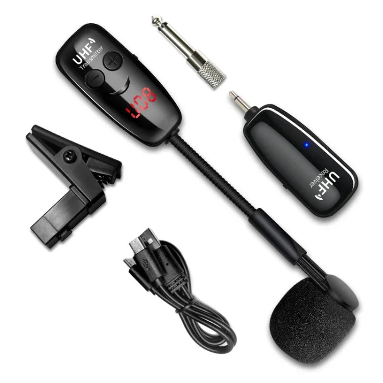 Microphone sans fil pour saxophone en extérieur, capteur pour saxophone