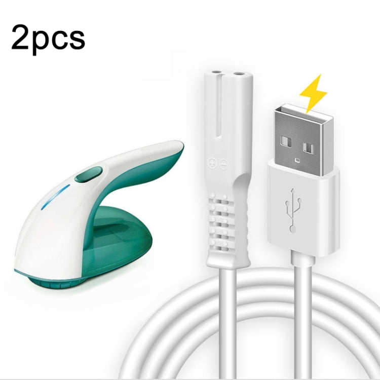 2 Câbles de charge USB pour tondeuse à peluches Philips CONFU SUPOR, 2 pour tondeuse à peluches Philips