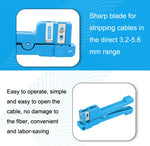 Décortiqueur Horizontal pour Gaines Lâches Dispositif d'Épluchage, Bleu Horizontal