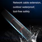 Connecteurs réseau préfabriqués YM-8821 pour câble réseau extérieur étanche, tête double passage