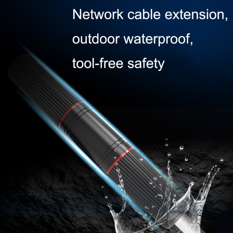 Connecteurs réseau préfabriqués YM-8821 pour câble réseau extérieur étanche, tête double passage