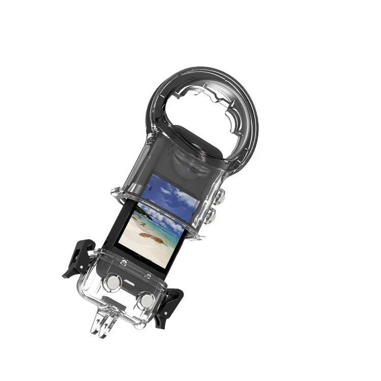 Boîtier étanche pour appareil photo Insta360 X3 (sans logo), neutre sans logo