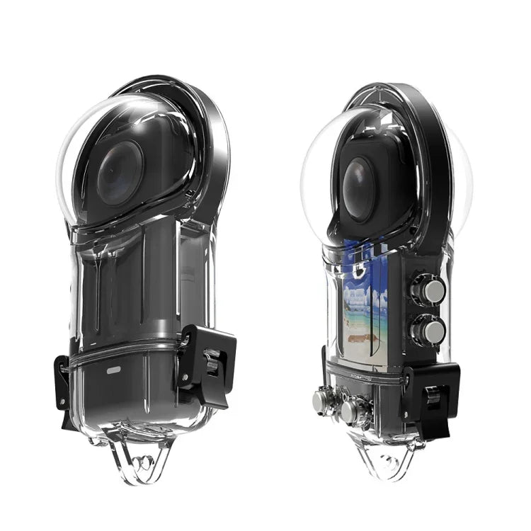 Boîtier étanche pour appareil photo Insta360 X3 (sans logo), neutre sans logo