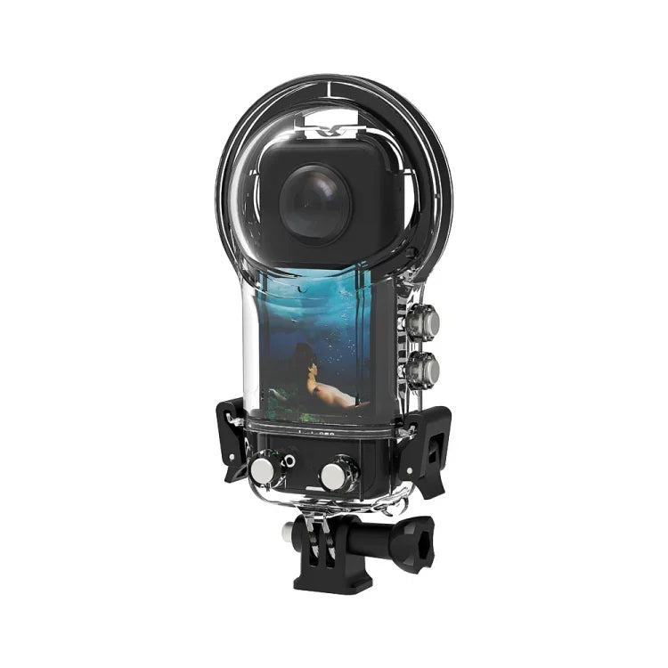 Boîtier étanche pour appareil photo Insta360 X3 (sans logo), neutre sans logo