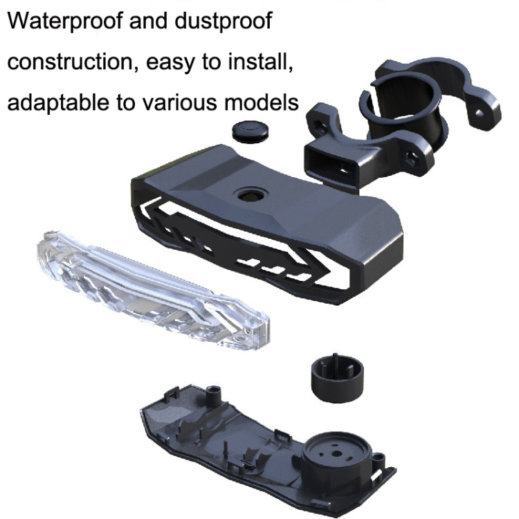 Feu arrière intelligent de freinage pour vélo SF31 avec alerte USB pour nuit, SF31 nouvelle télécommande