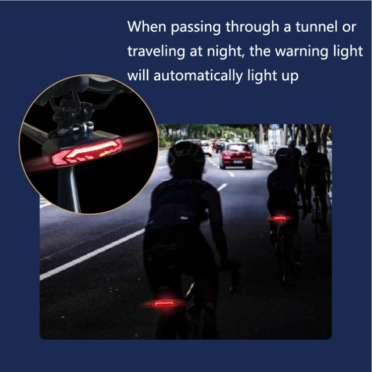 Feu arrière intelligent de freinage pour vélo SF31 avec alerte USB pour nuit, SF31 nouvelle télécommande