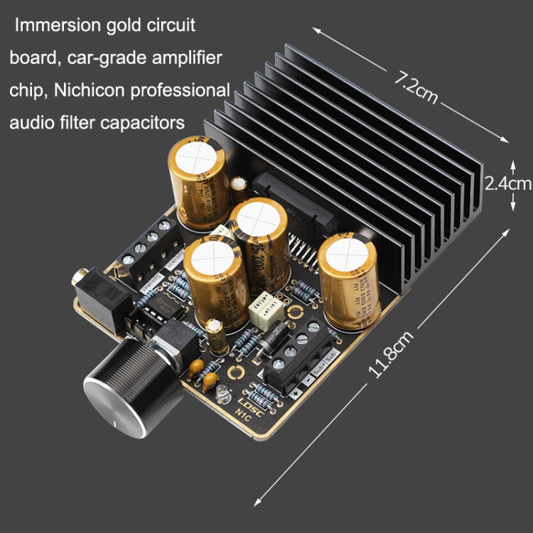 Carte amplificateur TDA7850 2.1 canaux 2x80W Module amplificateur voiture type AB DIY haute puissance 120W basses, TDA7850