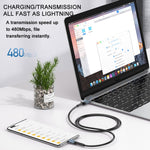 Câble de données REMAX RC-C008 2.4A TPE souple anti-casse, longueur 1m, USB vers Micro USB, USB vers 8 broches