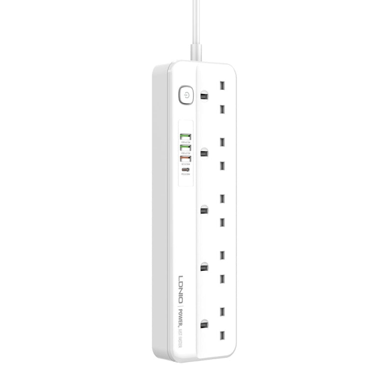 LDNIO Prise Multifonctionnelle de Voyage Maison Bureau 5+4 Ports Charge Rapide