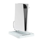 Base de refroidissement multifonctionnelle pour PS5 iPlayer Host, support de charge avec poignée VR2 et support de rangement pour disques, HBP-6478