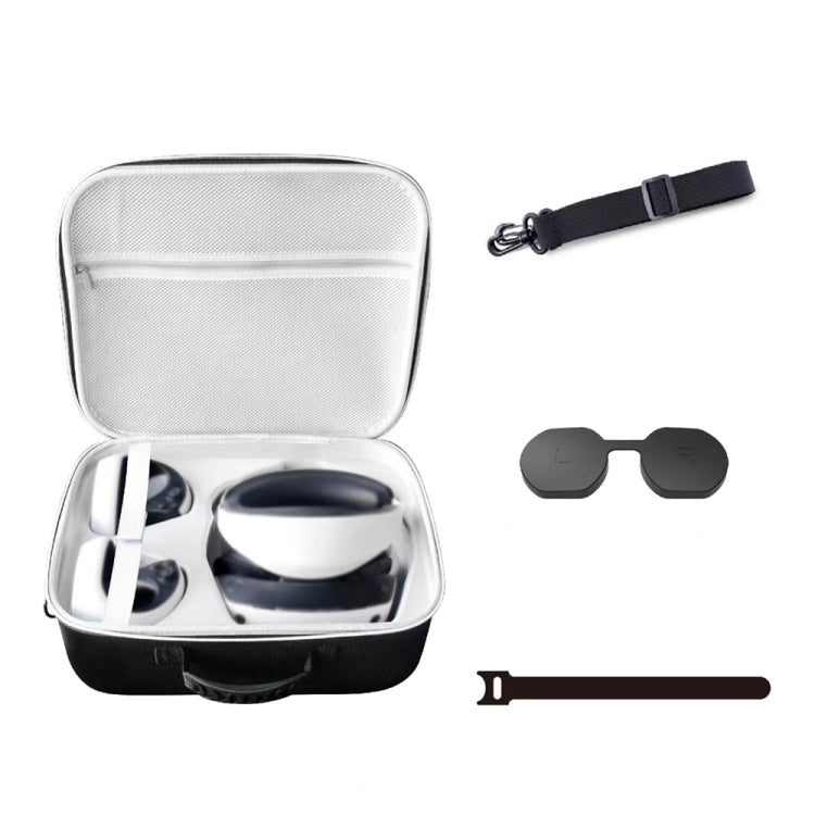 Pour PS5 VR2 PGTECH EVA Boîte de protection rigide de voyage Housse de rangement, PGTECH