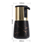 Distributeur de savon infrarouge en céramique GM-TP2011-SCt, machine à laver les mains liquide, or, argent