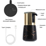 Distributeur de savon infrarouge en céramique GM-TP2011-SCt, machine à laver les mains liquide, or, argent