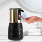 Distributeur de savon infrarouge en céramique GM-TP2011-SCt, machine à laver les mains liquide, or, argent