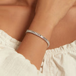 Bracelet étincelant en oxyde de zirconium, bijoux en cuivre plaqué or, YIB055-17LCP, YIB055-19LCP, YIB055-17LVT, YIB055-19LVT